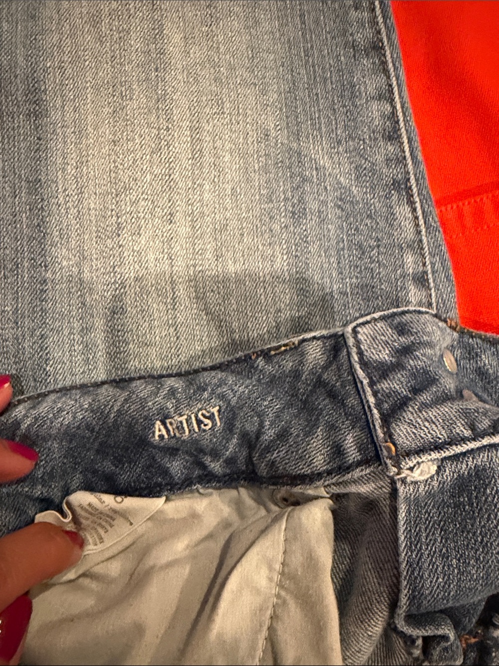 American Eagle Outfitters Light Blue Ankle Jeans - Picture 6 of 8